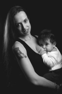 Fotografía de familia en Oviedo, Asturias.
