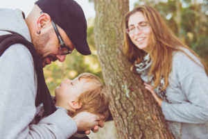 Fotografía familiar en Oviedo, Asturias.