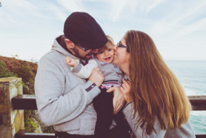 Fotografía familiar en Oviedo, Asturias.