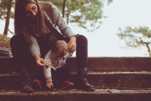 Fotografía familiar en Oviedo, Asturias.