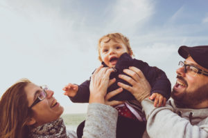 Fotografía familiar en Oviedo, Asturias.
