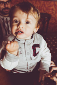 Fotografía familiar en Oviedo, Asturias.